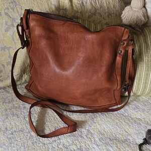 Harbour 2nd Brown Leather Shoulder Bag